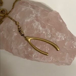 Madewell Wishbone Necklace